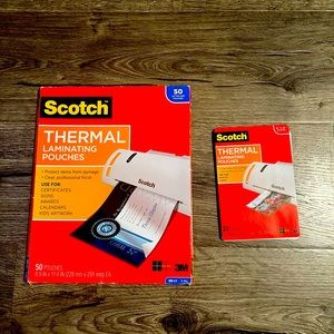 Scotch Thermal laminating pouches